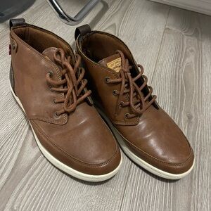 Levi's Men's Brown Leather Shoes